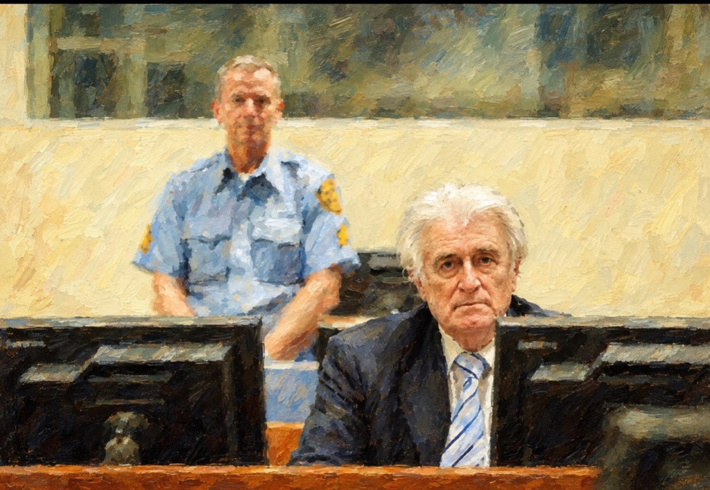 Radovan Karadzic at the ICTY in The Hague